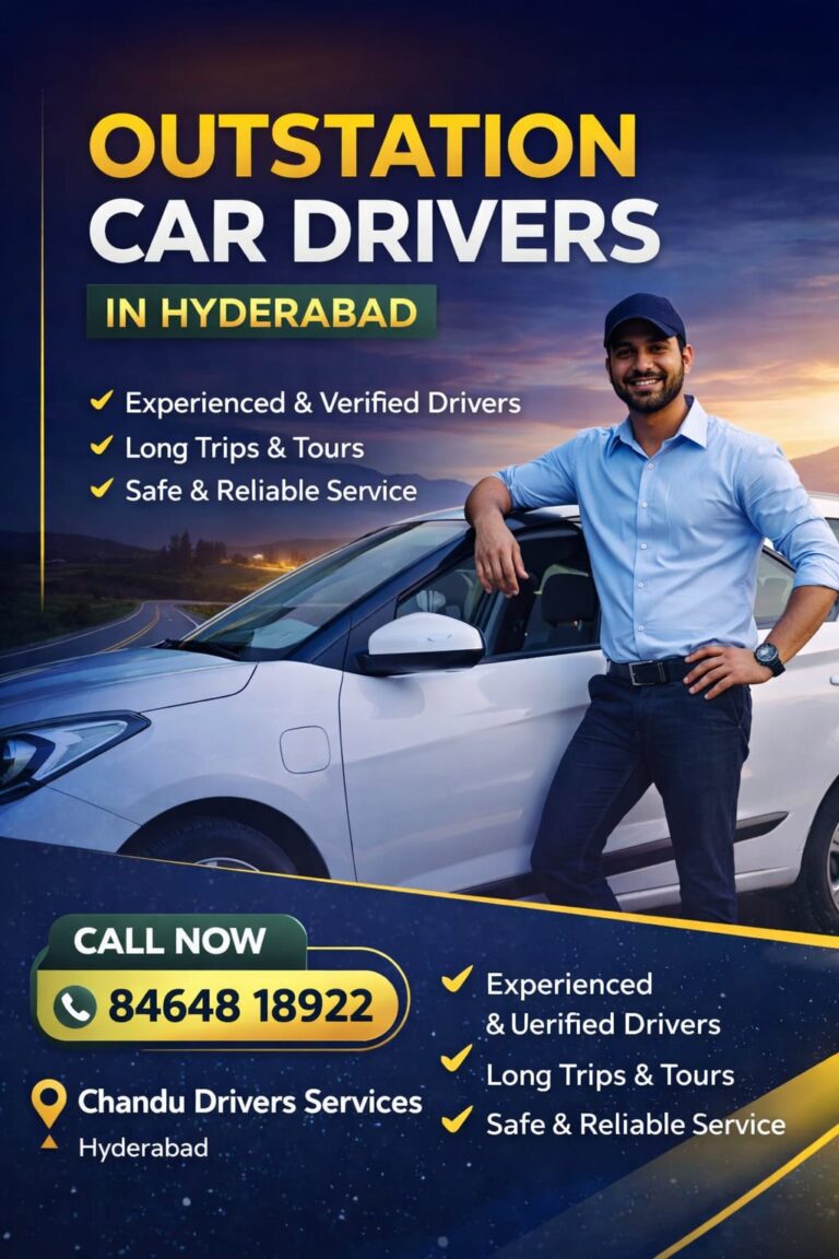 Outstation car drivers in Hyderabad – Chandu Drivers Services