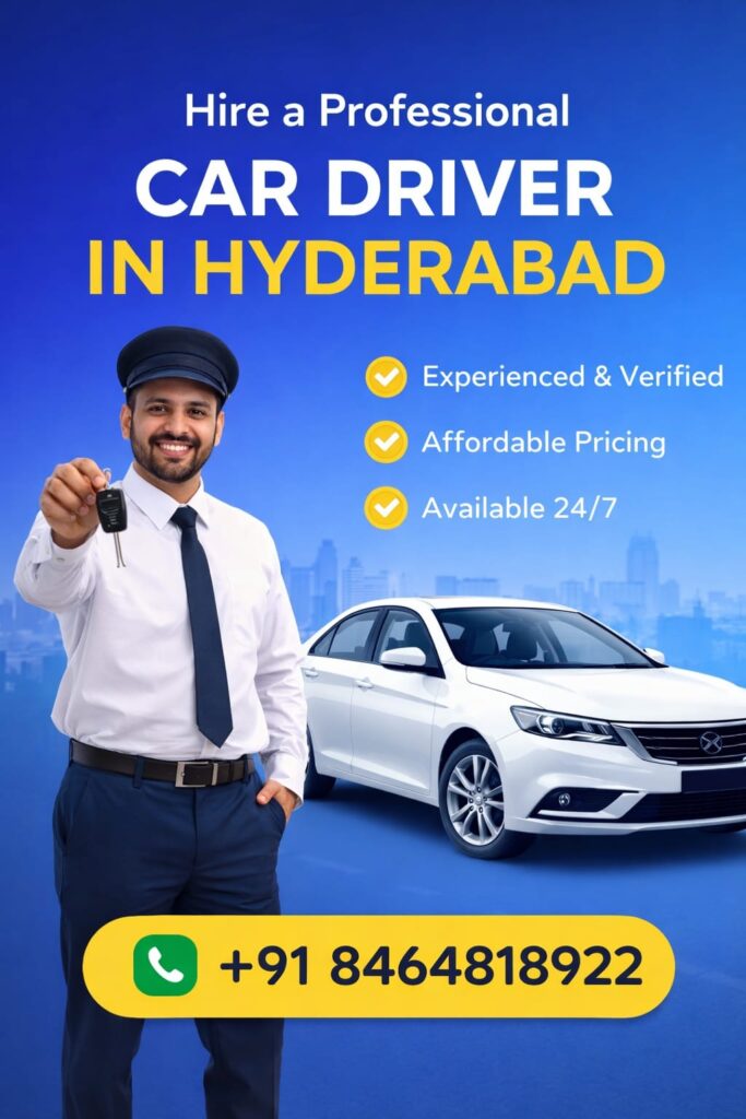 Car driver in Hyderabad – Chandu Drivers Services